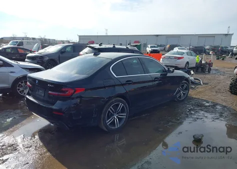 2022 BMW 530 I xDrive from USA, damaged, VIN WBA13BJ0XNWX38959
